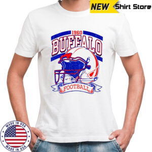 Vintage 90s Style Buffalo Bill Chiefs Football helmet 1960 shirt