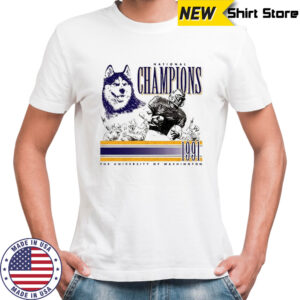 Washington Huskies 1991 National Champions University T-shirt