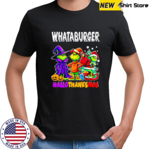 Whataburger Hallothanksmas Grinch shirt