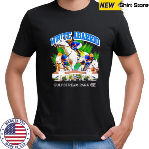 White Abarrio Gulfstream Park Thoroughbred Horse Racing shirt