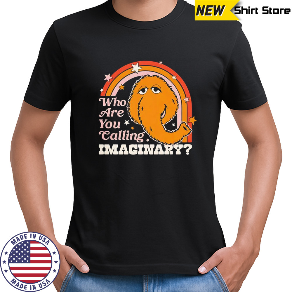 Who are you calling Imaginary rainbow star gaphic shirt
