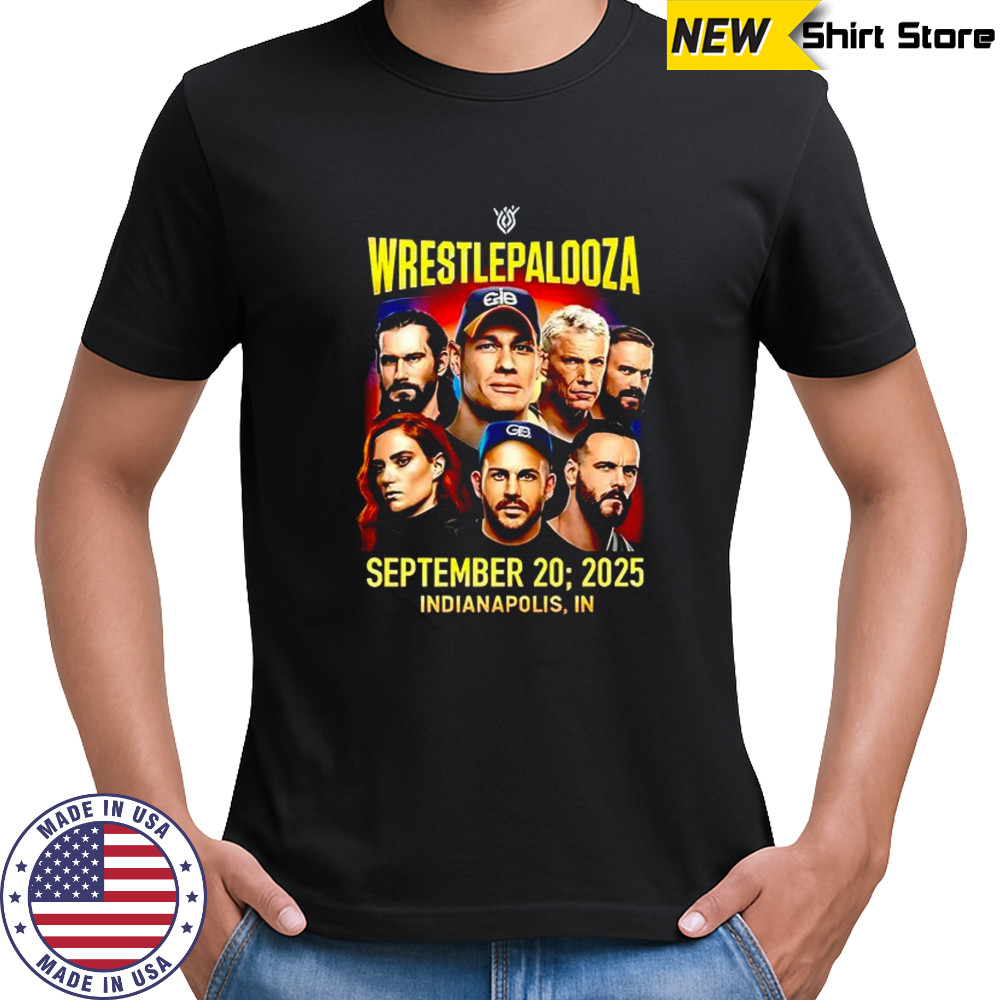 Wrestlepalooza September 20 2025 Indianapolis IN shirt