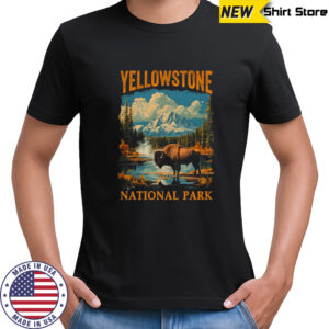 Yellowstone National Park Vintage Hiking Camping shirt