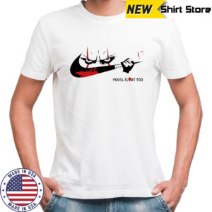 You ‘ll float too Halloween Joker graphic shirt