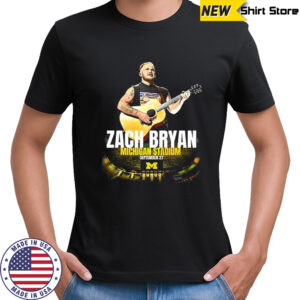Zach Bryan The Quittin’ Time Tour 2025 Michigan Stadium shirt