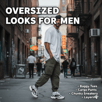 Oversized T-Shirt Outfits for Men