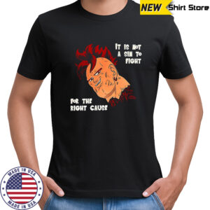 Android 16 Dragon Ball It’s not a sin to fight for the right cause diablo macabre shirt