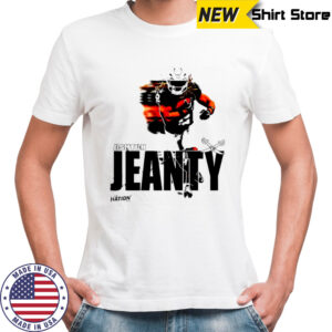 Ashton Jeanty Boise State Broncos football team player signature shirt