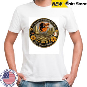 Baltimore Orioles 125Th Anniversary Commemorative 1901-2026 Shirt