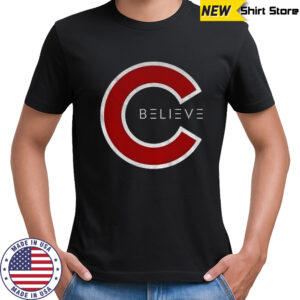 Believe Chicago Cubs logo parody 2025 shirt