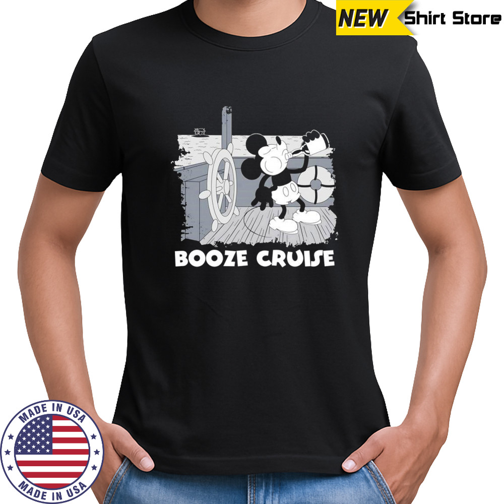 Booze Cruise Mickey Mouse shirt