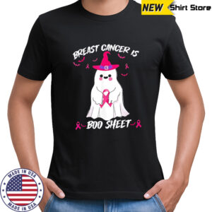 Breast Cancer is boo sheet pink Ghost halloween shirt