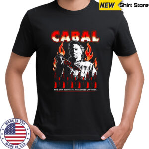Cabal Michael Myers Collection pale skin black eyes fake smiles can’t hide shirt