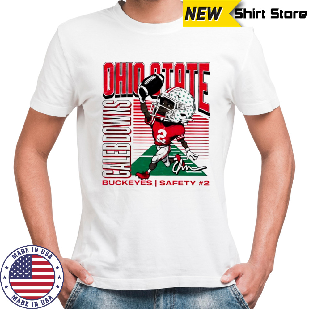 Caleb Downs Ohio State Caricature cartoon shirt