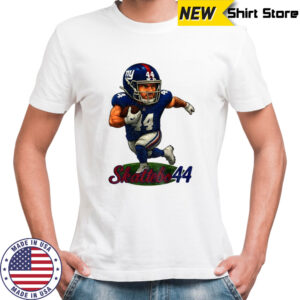 Cam Skattebo #44 Giants Game Day cartoon shirt