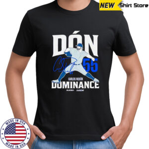 Carlos Rodón Dón Dominance number 55 signature graphic shirt