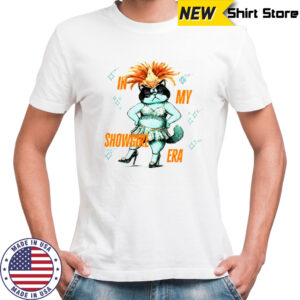 Cat Oliva in my showgirl era shirt