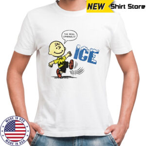 Charlie Brown the real criminals ICE shirt
