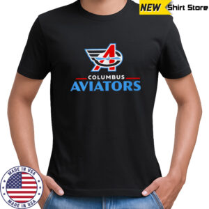 Columbus Aviator Lockup Logo style shirt