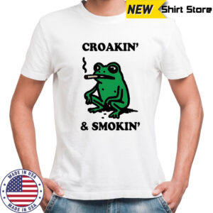 Croakin’ And Smokin’ Frog shirt