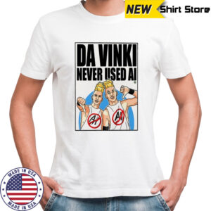 Da Vinki never used ai shirt