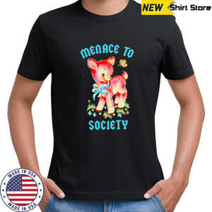 Deer Menace to Society cute shirt