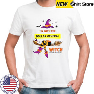 Dollar General I’m With The Witch She Has Me Under Her Spell Halloween T-Shirt