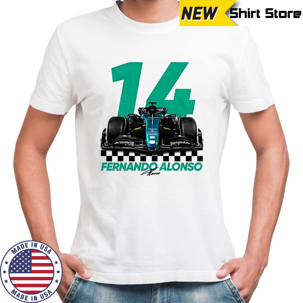Fernando Alonso F1 Racing Legend Fan Motorsport signature shirt
