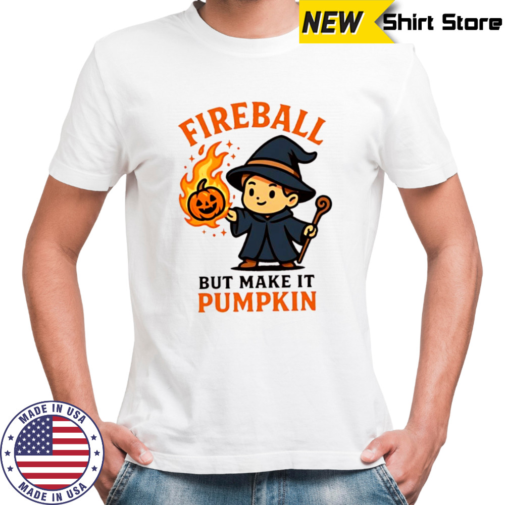 Fireball But Make It Pumpkin Dungeons and Dragons shirt