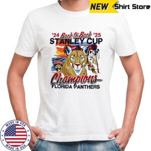 Florida Panthers ’47 Cream Back-to-Back Florida Sunset Franklin graphic shirt
