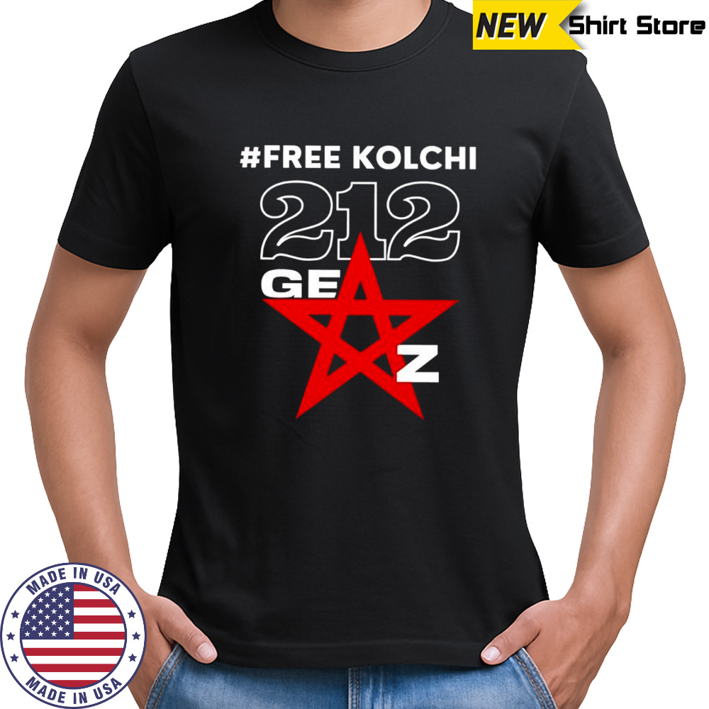 Free Kolchi 212 Gen Z flag of Morocco shirt