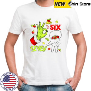Funny Six Seven Meme Christmas Mean Guy shirt