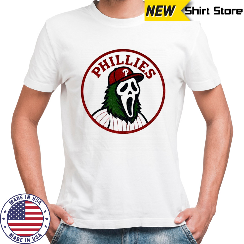Ghostface Philadelphia Phillies MLB Baseball 2025 shirt