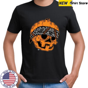 Halloween Pumpkin Homie skull shirt