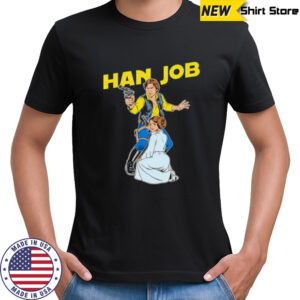 Han Job shotguns graphic shirt