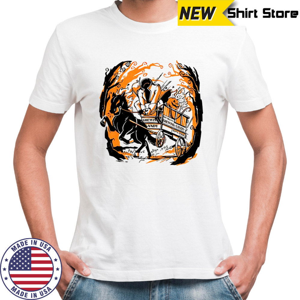 Headless Candyman Horseman jack-o’-lantern New Orleans Halloween shirt