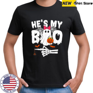 He’s My Boo Matching Halloween Couples She’s My Boo shirt