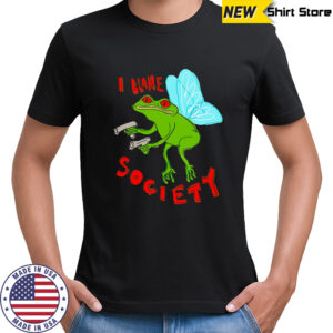 I Blame Society Frog shirt