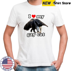 I love my gay cat shirt