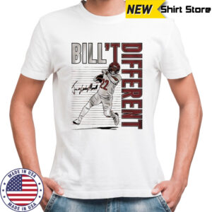 Jacory Croskey-Merritt Bill’t Different Signature Football Shirt