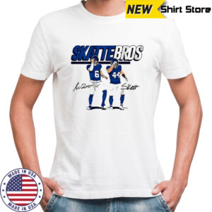 Jaxson Dart and Cam Skattebo Skattebros signature shirt