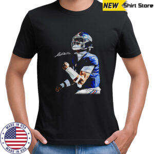 Jaxson Dart Aura New York Giants NFL Football signature shirt