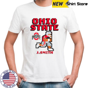 Jeremiah Smith Retro Baller Ohio State Buckeyes football 2025 shirt