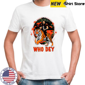 Joe Flacco Cincinnati Bengals Flacco in the Jungle who Dey shirt