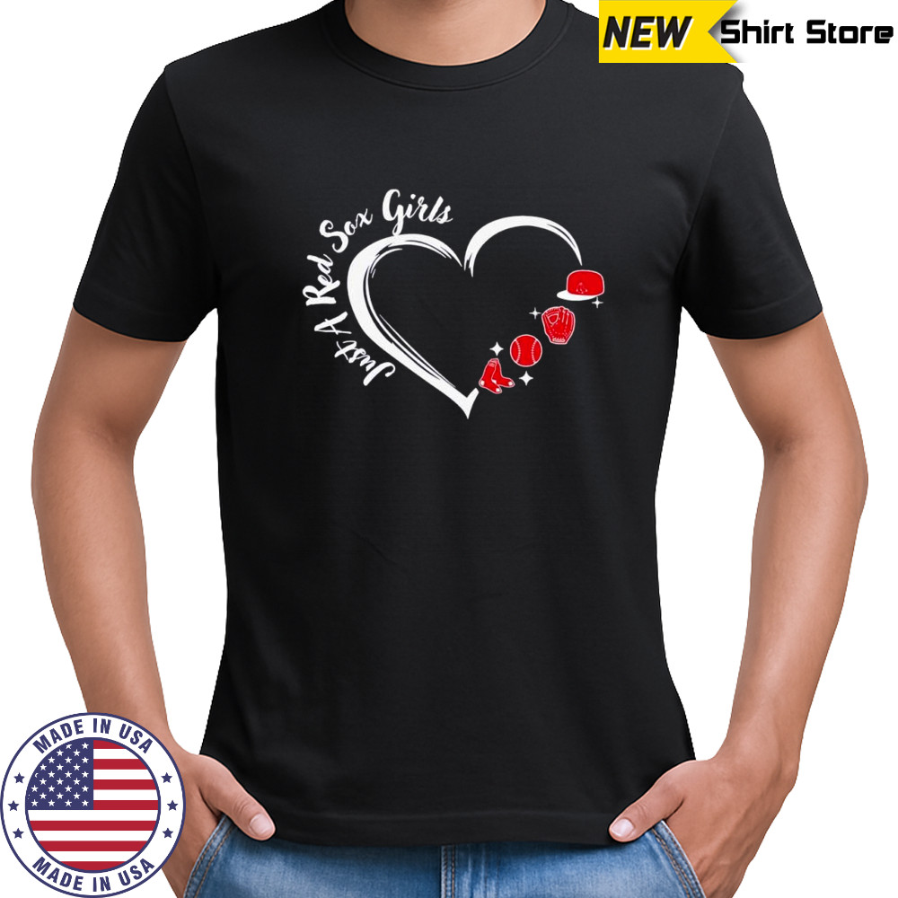 Just A Red Sox Girls Boston Red Sox cap shirt