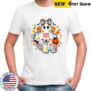 Lace Ghost Mexican Halloween Ghost Cute Spooky Ghost shirt