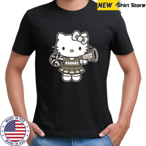 Las Vegas Raiders helmet x Hello Kitty Raider nation shirt