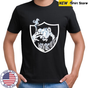 Las Vegas Raiders smoking logo style shirt