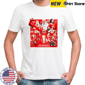 LFC Liverpool FC team Premier League Champions Winner 2025 shirt