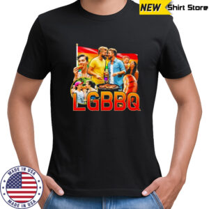 LGBT flag vintage LGBBQ graphic shirt